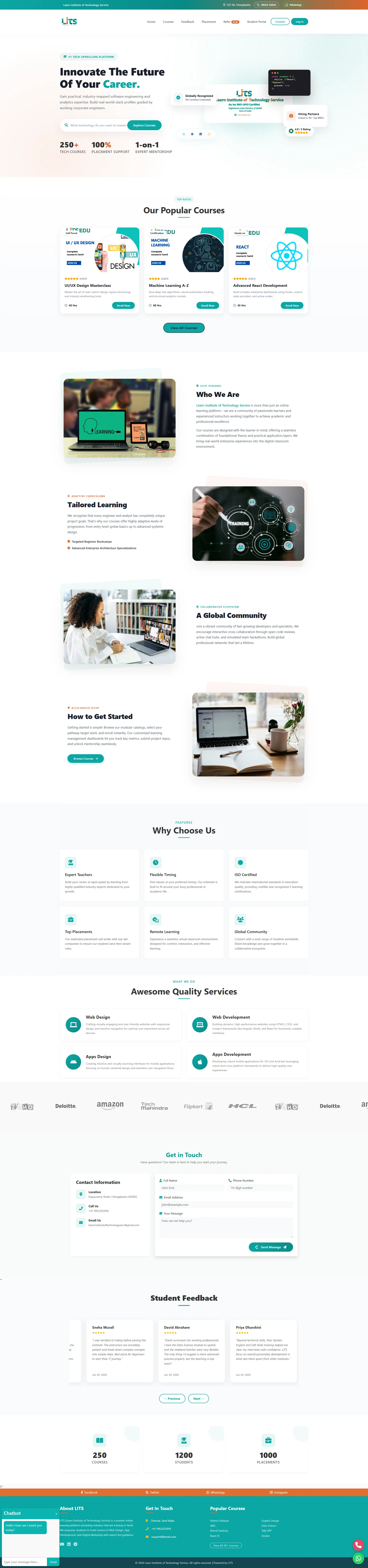Learn Institute Platform System Feature Suite Preview